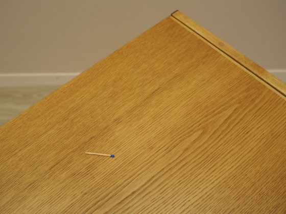 Commode danoise plaquée avec plateau coulissant, années 70 – Bois (photo 10 of 18)