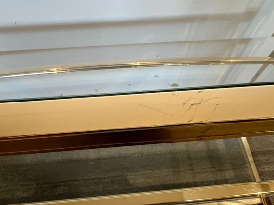 Image 1 of Pierre Vandel Paris vintage drie lagen etagere, tafel