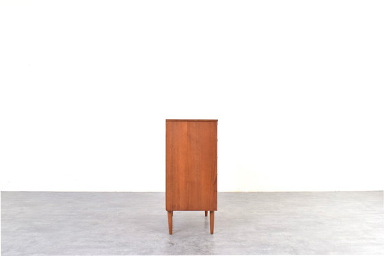 Image 1 of Deense teakhouten ladekast uit het midden van de 20e eeuw, jaren 60.
