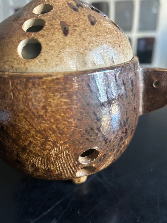 Image 1 of vaso aperto in gres, anni '70