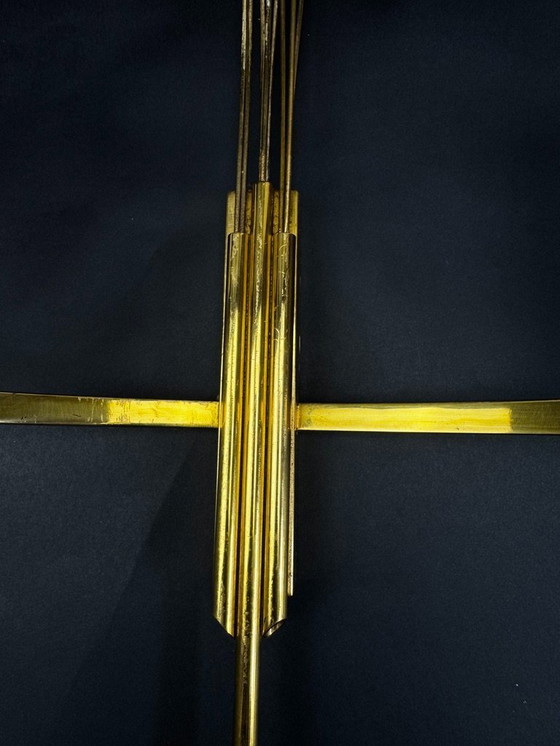 Image 1 of Coppia di appliques Maison Charles "Lauriers", 1960 circa