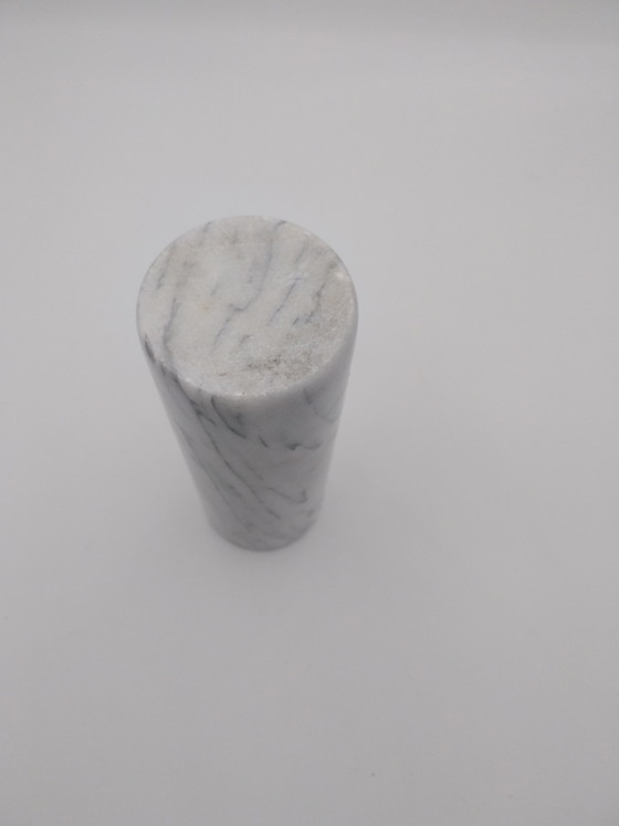 Image 1 of 1 x marble vase Italy 1970s 23cm high 8cm diameter