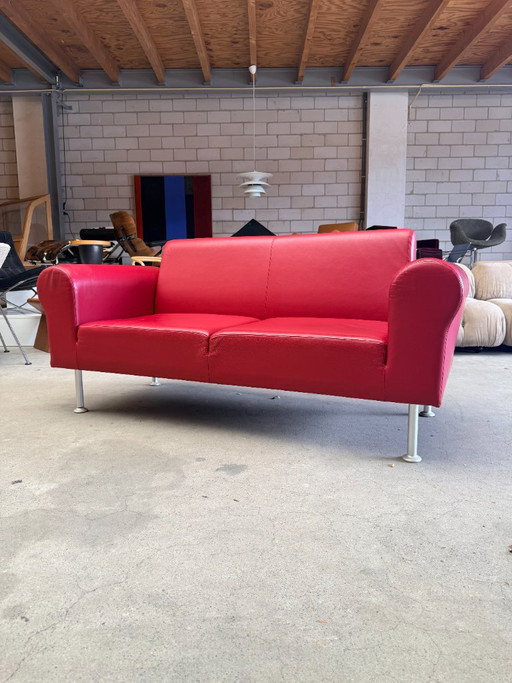 Divano a due posti Vitra Morrison (disponibilità: 2) – 2 zitsbanken, Leather, Metal (photo 2 of 9)