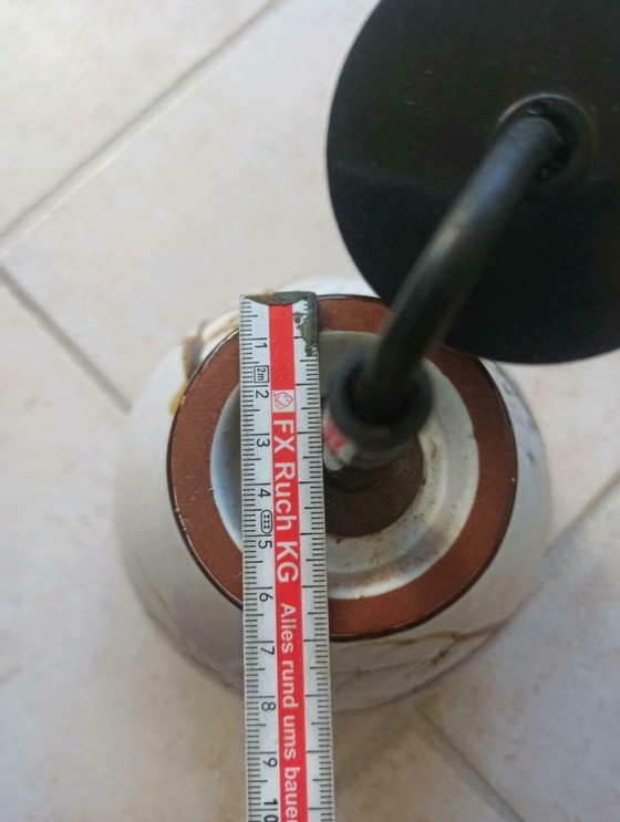 Image 1 of Echte vintage lamp van keramiek - hanglamp van Fischer Leuchten