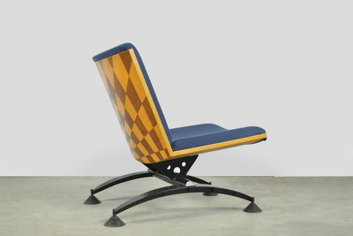 Sillón vintage holandés POSMODERNO de Mazairac & Boonzaadjer, años 80