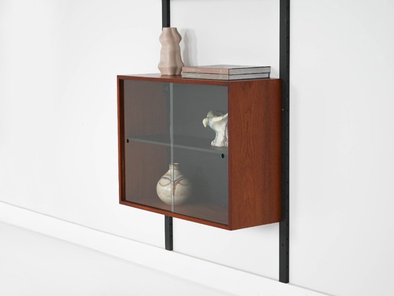 Image 1 of Teakhouten wandrek, Deens design, jaren 60, gemaakt in Denemarken.