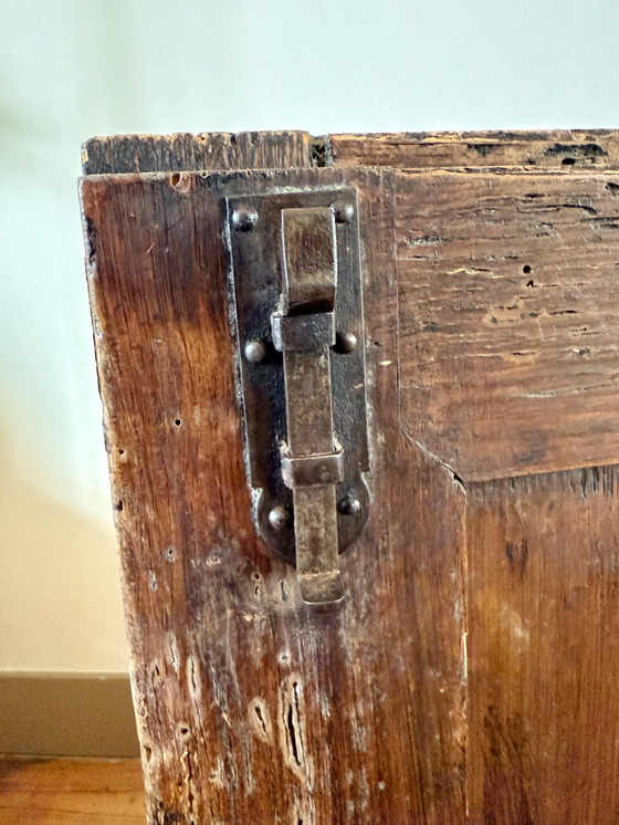 Image 1 of Bureau d'écriture en pin du 19ème siècle