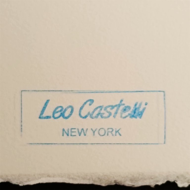 Andy Warhol – Moon Walk 90/100 – Tirage Pop Art, Tampons Leo Castelli NY – Encadrement Libre