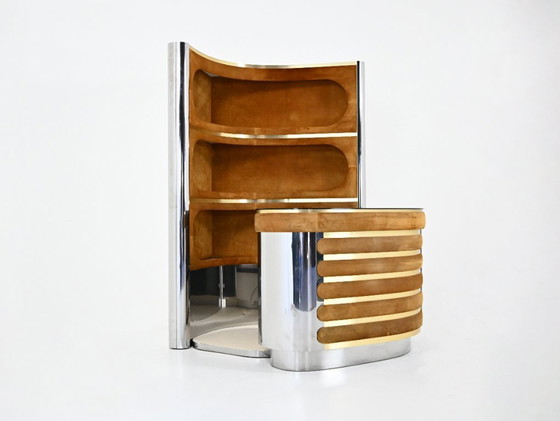 Image 1 of Barset in de stijl van Willy Rizzo, 1970