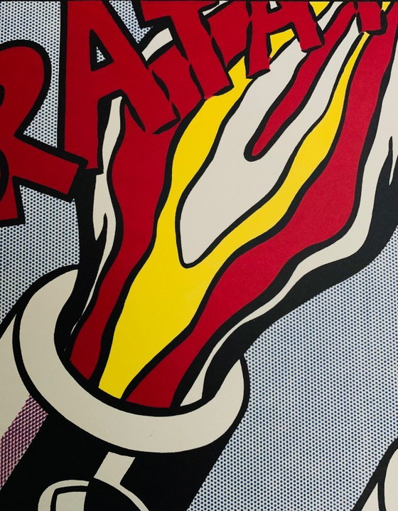 Image 1 of Roy Lichtenstein: "Triptychon, As I Opened Fire". 3-luik.