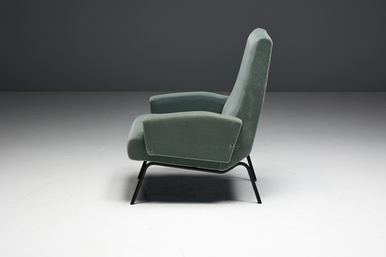 Image 1 of Mid Century Modern Lounge Chairs im Stil von Gastone Rinaldi, Italien, 1950er Jahre