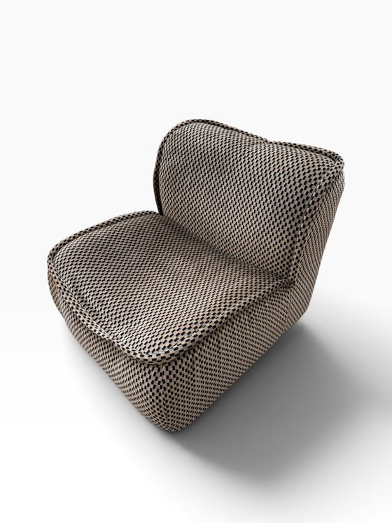 Vintage Armchair "Calida" Design Arch. Giudici For Coim (1970s) – Velvet (photo 3 of 13)