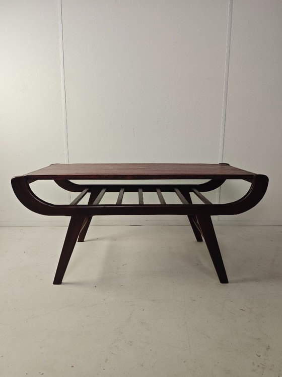 Mid Century Modern Vintage Coffee Table Reversible Top – Wood (photo 5 of 9)