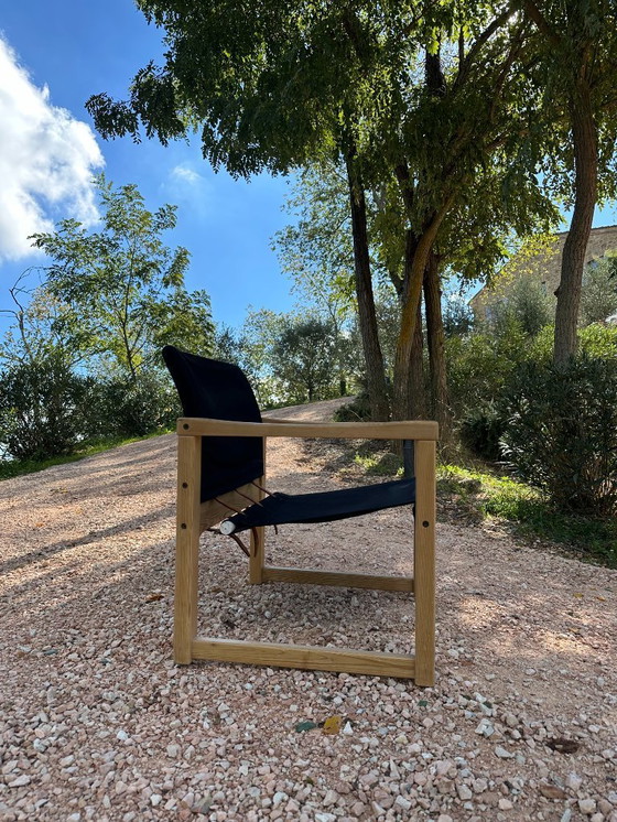 Image 1 of 2x Vintage IKEA Safari stoelen Karin Mobring