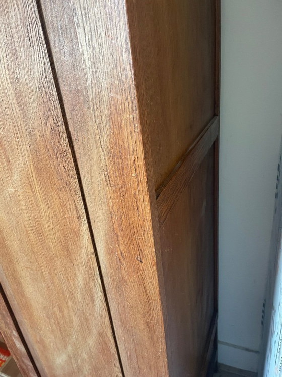 Magnifique armoire/placard à linge Art Déco ancien (années 1930) – Démontable – Wood (photo 17 of 17)