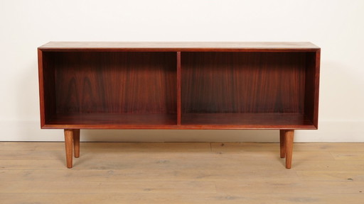 Bibliothèque vintage | Bois de rose | Boîtier à disques