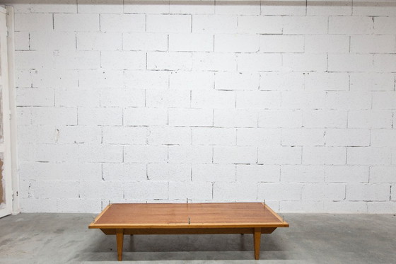 Image 1 of 1970s Scandinavian wardrobe with hanging space, shelf, mirror, 21x126cm, 2 doors