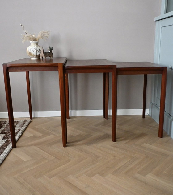 Mid-Century Designklassiker: Rex Raab Mimiset für Wilhelm Renz, 1960er Jahre – Beistelltische, Wood (photo 11 of 15)