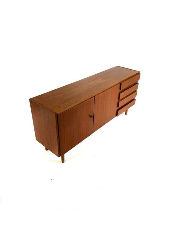 Vintage teak sideboard/TV cabinet '60 – Wood, Metal (photo 13 of 13)