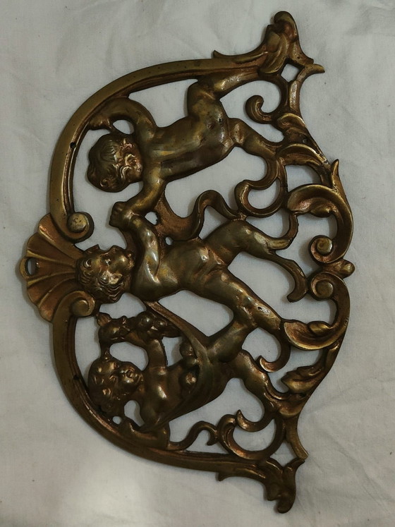 4 Figure in bronzo con cherubini – Decorazioni murali (photo 4 of 9)