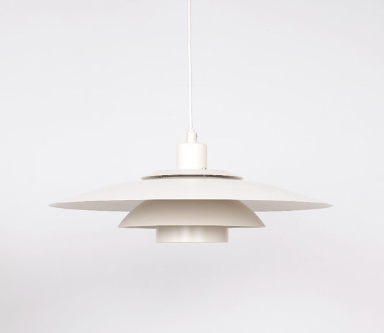 Image 1 of Suspension vintage danoise en métal superposé