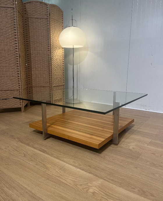 ZGAN Rolf Benz Salontafel Garantie – Glass, Wood (photo 3 of 5)