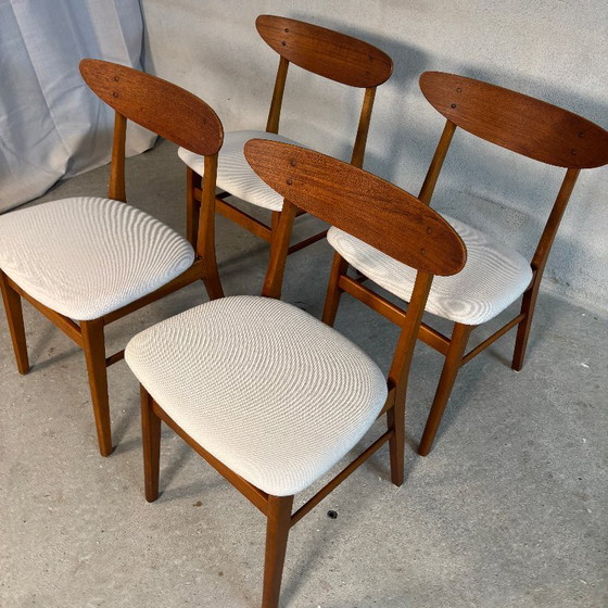 4x Model 210 Eetkamerstoelen van Farstrup – Wood (photo 4 of 7)