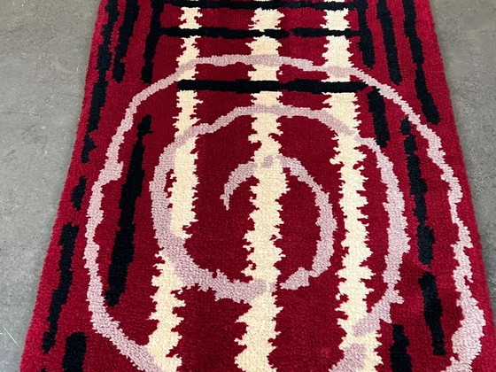 Image 1 of 60er 70er Jahre Läufer Teppich Carpet Rug Space Age Dänemark Danish Design