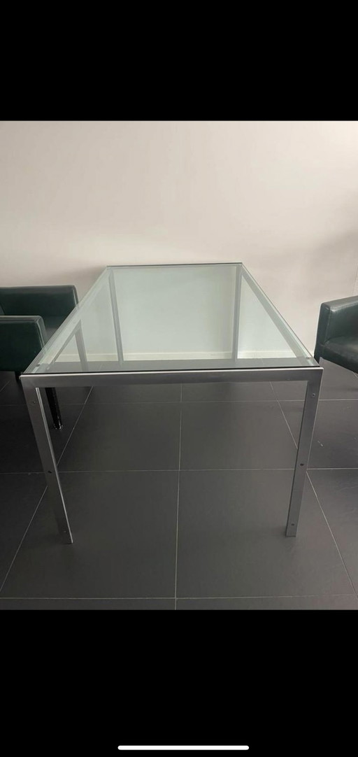 Tavolo da pranzo Metaform in vetro