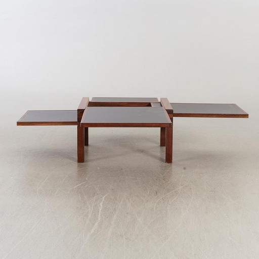 Hexa Bellato wood coffee table with black