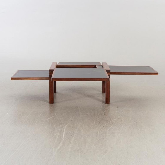 Image 1 of Hexa Bellato wood coffee table with black