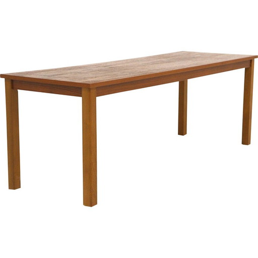 Banc minimaliste en teck vintage, Suède, années 1960