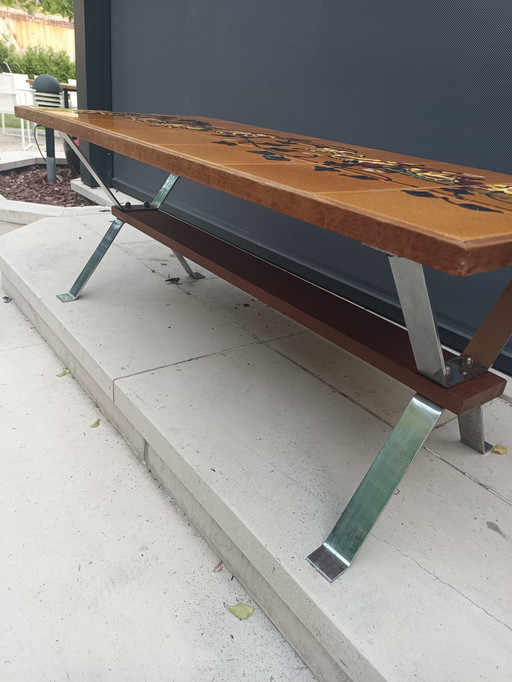 Vintage coffee table Adri tile table