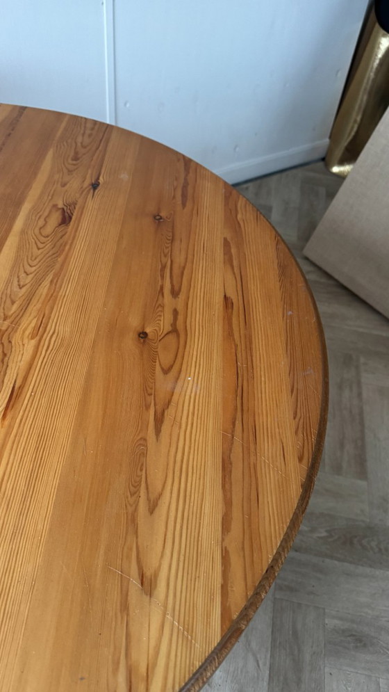 Image 1 of tavolo allungabile in pino, francese