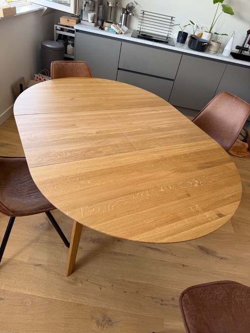 Sav & Okse Nonne Extendable Table, 120cm – eettafels, Wood (photo 2 of 7)