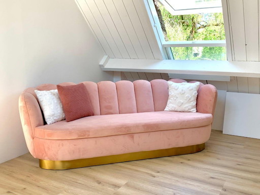 Eichholz sofa Mirage in Savona Dusty pink Velvet