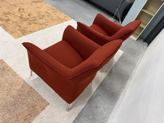 2 Poltrone Leolux Mayuro Tessuto Rosso – Other (photo 4 of 11)