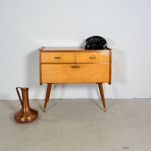 Meuble Téléphone / Meuble d'entrée Mid-Century Modern