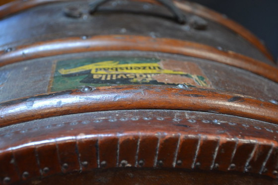 Image 1 of Alter antiker Reisekoffer – Kabinenkoffer – Original