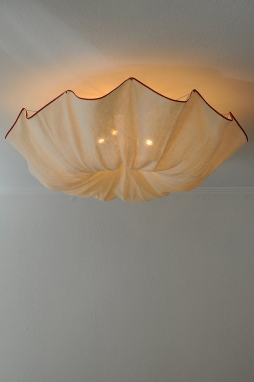 Tobia Scarpa for Flos Celestia Sculptural Ceiling Light Italy, 1982