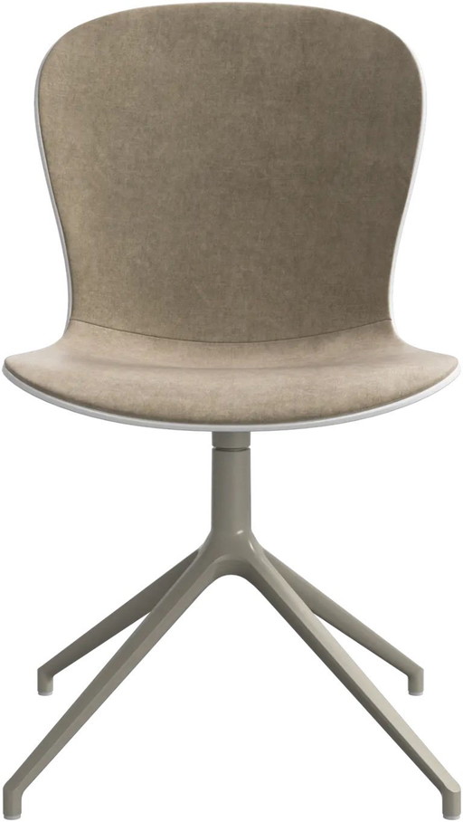 6 x Bo concept Adelaide rotating chairs with upholstery fabric