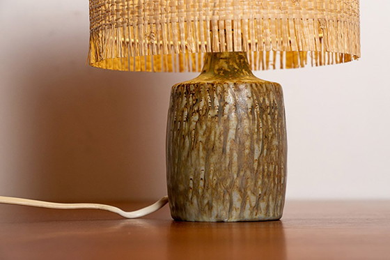 Image 1 of Zweedse vloerlamp van keramiek uit de "Rubus" serie van Gunnar Nylund voor Rörstrand 1960.