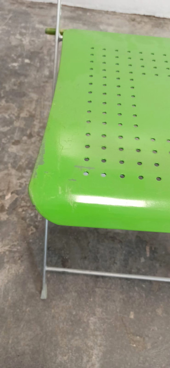 Image 1 of 4 chaises pliantes de jardin en métal