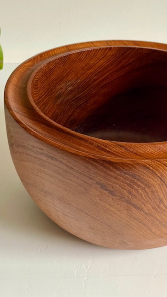 Ciotola da insalata VINTAGE in teak massiccio – Stoviglie, Legno (photo 15 of 25)