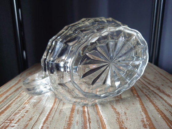 Image 1 of Art Deco Pressglas-Wasserkanne