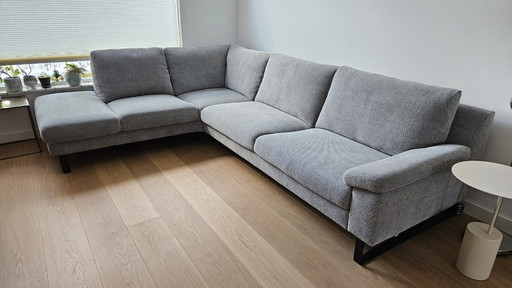 Beautiful light gray corner sofa from Montel (1.5 years old)