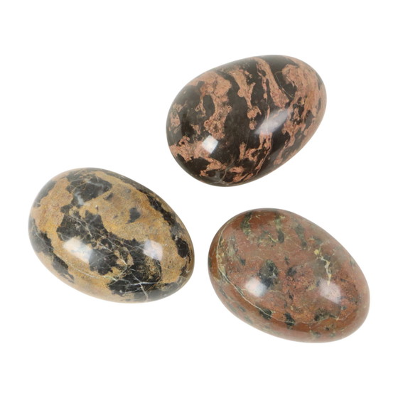 Image 1 of 3 uova grandi in marmo massiccio