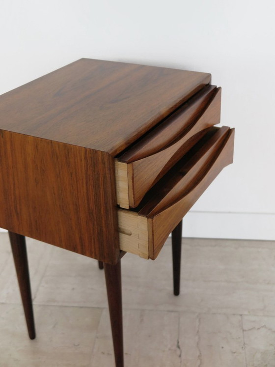 Table de nuit par Arne Vodder, Danemark, années 1950 – Mobler, Tables de nuit, Scandinavian (photo 6 of 9)