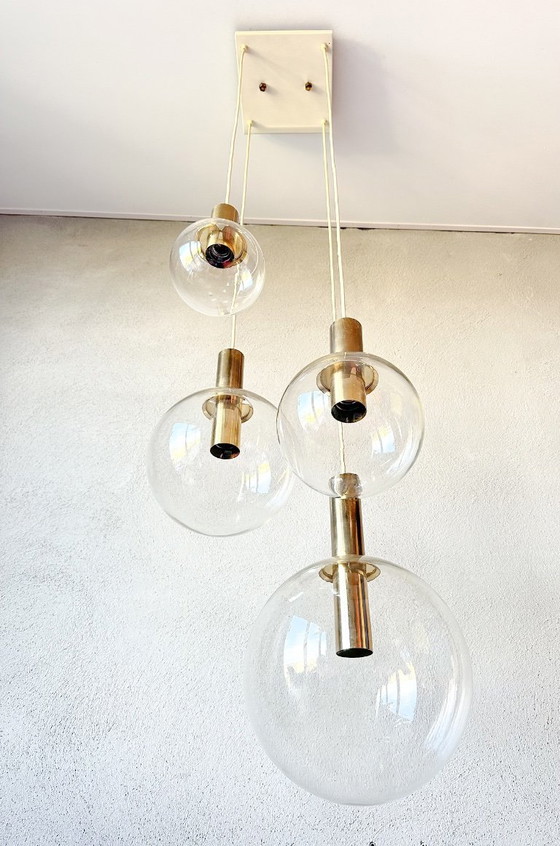 Vintage Glashütte Limburg Cascade Lamp – Pendant lamps, Metal (photo 13 of 15)