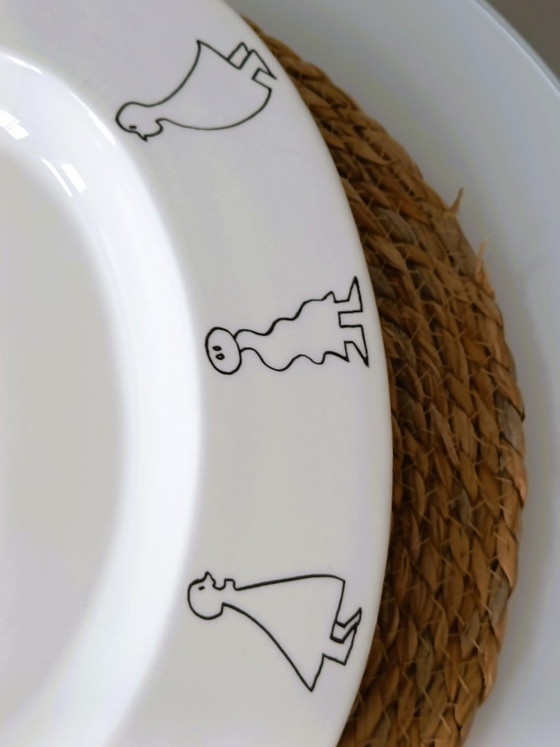 Image 1 of Große Schale aus der 'Vriendjes'-Kollektion - Schoonhoven Keramik - Birgit Stigter